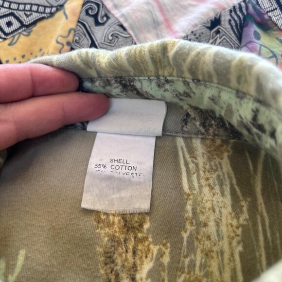 vintage MONTANA CAMO Prairie Ghost Camouflage Shirt Mens SMALL - Picture 6 of 8